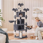 XXL Katzenbaum mit gemütlichen Höhlen und Hängematten