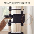 XXL Kratzbaum mit Hängematte Höhle Stabil