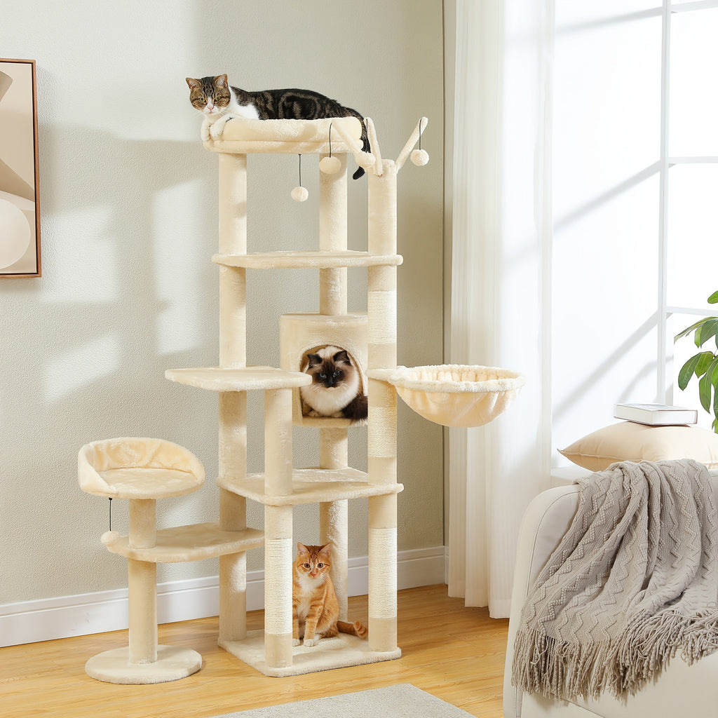 Großer Katzenbaum Kaktus Hängematte Condo Sisal Weihnachtsgeschenk