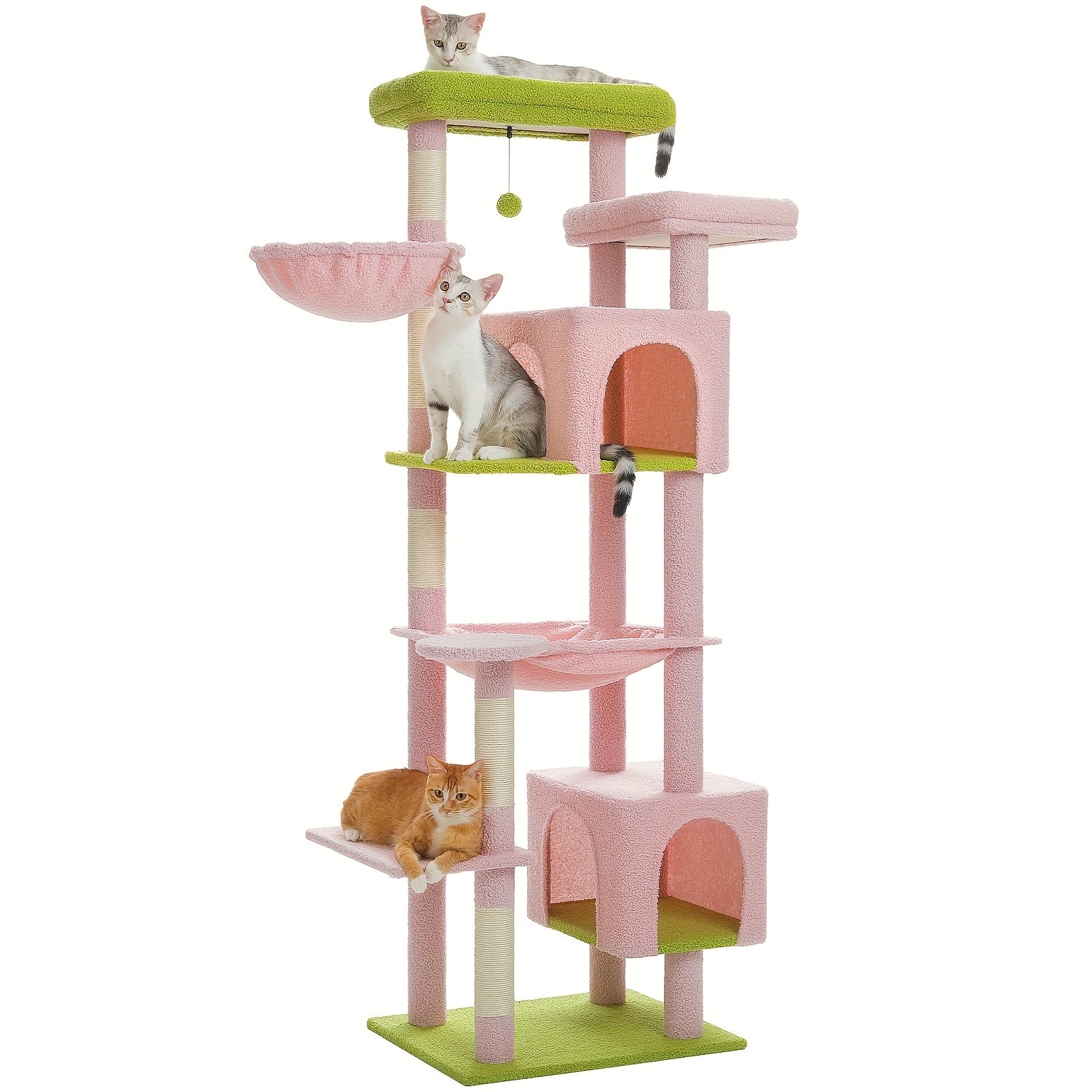 Großer Kratzturm mit Hängematte Perch Haus für Erwachsene Katzen