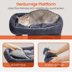 Kratzbaum Große Plattform mit 2 Höhlen und Sisalstämmen Stabil