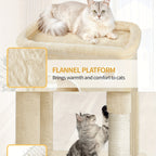 Kratzbaum Große Plattform mit 2 Höhlen und 7 Sisalstämmen