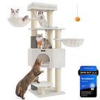 Katzenbaum Mehrstufig mit Höhle Hängematten und Pompom