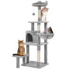 Katzenbaum Turm mit Plattform Liegemulde und Sisalstämmen