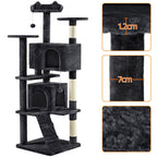 Katzenbaum 2 Etagen mit Hütte