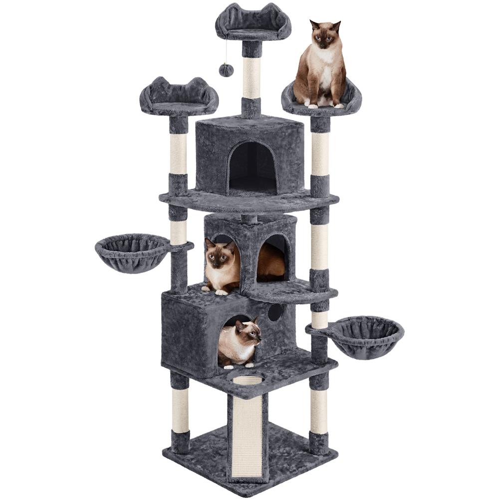 XXL Katzenbaum mit gemütlichen Höhlen und Hängematten