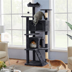 Katzenbaum 2 Etagen mit Hütte