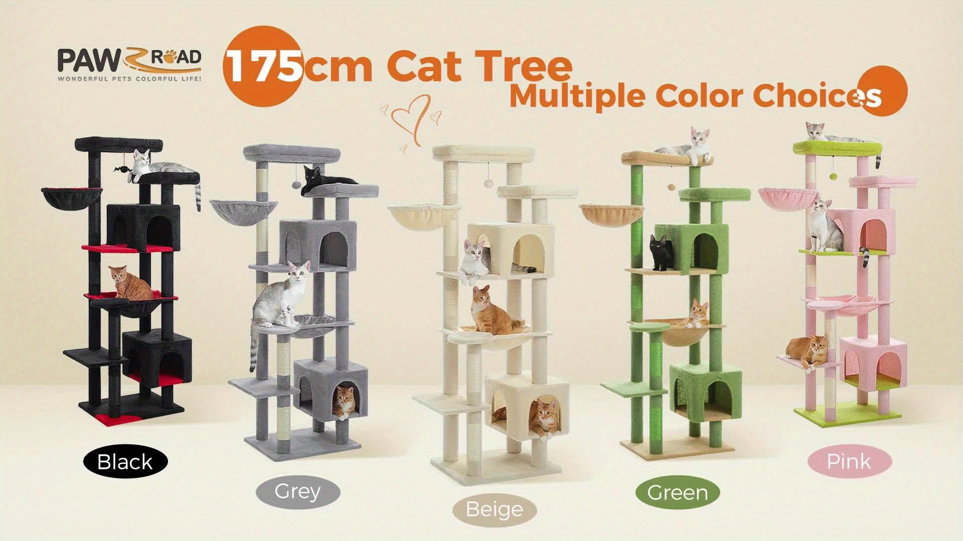 Großer Kratzturm mit Hängematte Perch Haus für Erwachsene Katzen